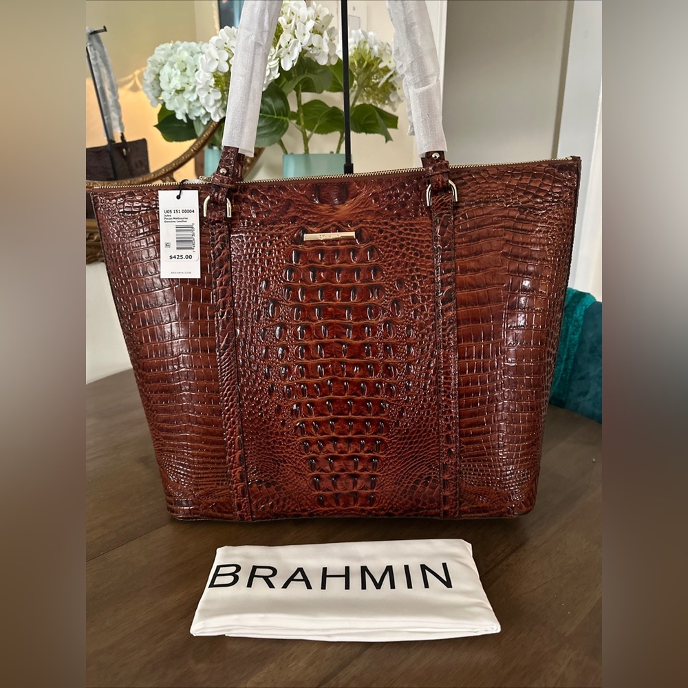 Brahmín Jules XL tote  Melbourne genuine leather